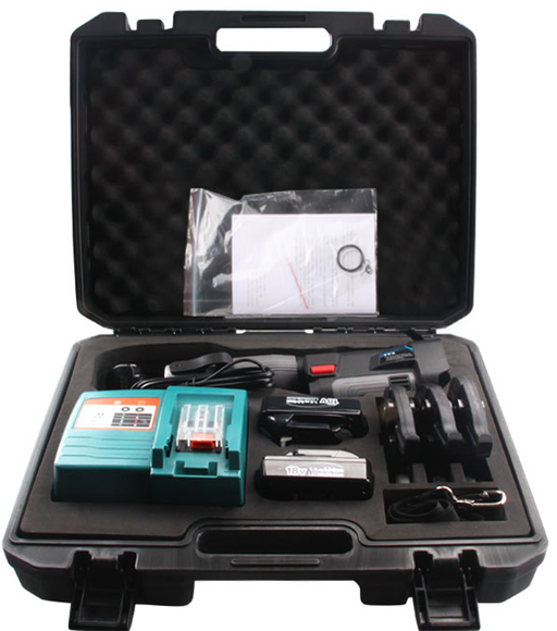 Zupper Press tool - PZ1930 + 2xBatteries + charger + Case + 15mm-25mm jaws Compatible with BPRESS, KEMPRESS, VIEGA, ROTHENBERG