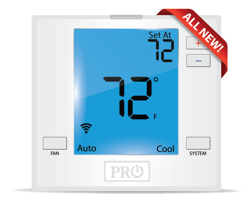 T700 Platform: WIFI progammable thermostat with 6 sq. in. display