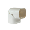 iDuct - 90 Degree bend PVC duct fitting 80mm
